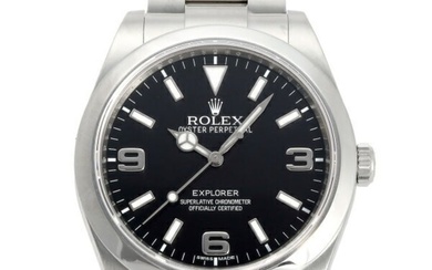 Rolex Explorer 214270 Black Dial Watch Men's