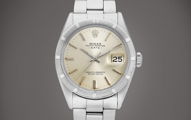 Rolex Oyster Perpetual Date, Reference 1501 A stainless steel wristwatch...