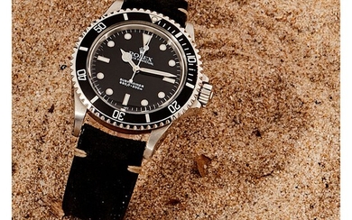 Rolex, Submariner, Ref 5513/5512, n° 9745xxx, vers 1986 Une très belle montre de plongée en...