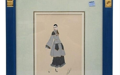 Romain Erte De Tirtoff (1892-1990), elegant costume