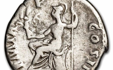 Roman Empire AR Denarius Hadrian (117-38