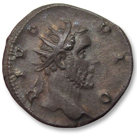Roman Empire. Trajan Decius (AD 249-251). AR Antoninianus, struck for DIVUS ANTONINVS,Rome AD 250-251- DIVO PIO, scarce/rare coin