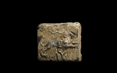 Roman Trade Weight with Leaping Lion