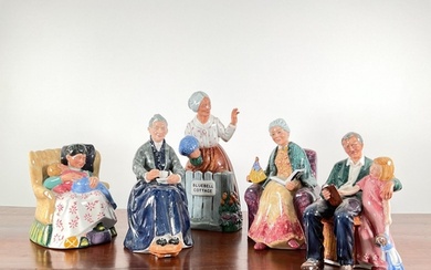 Royal Doulton: a collection of five figures comprising "Priz...