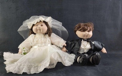 Royal Heirloom Collection Bride and Groom Porcelain Dolls