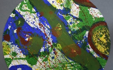 SAM FRANCIS Hand Signed Lithograph in Colours 1994