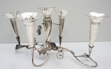 SILVER PLATE EPERGNE CENTERPIECE
