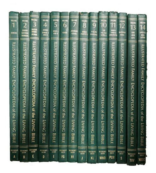 Set of Vintage Books of Illustrated Family Encyclopedia