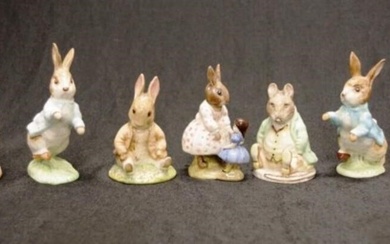 Seven various Bunnykin & other figurines