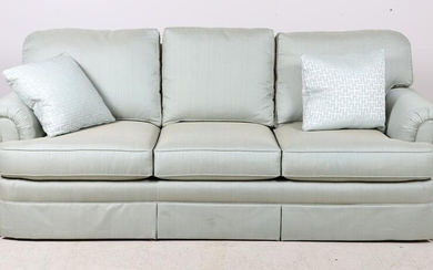 Sherrill upholstered three seat sofa