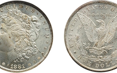Silver Dollar, 1881-O, NGC MS 65
