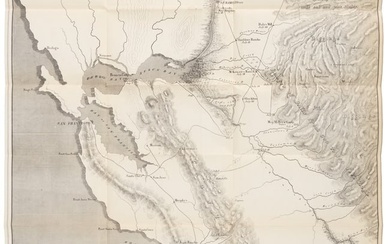 Sketch of Riley's Route to Calif. gold mines