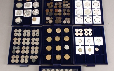 Small collection Denmark consisting of various shilling, jubi (silver) etc.