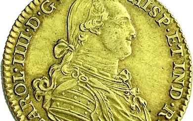 Spain - 2 Escudos 1796 (Madrid) Carlos IV - Gold