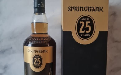 Springbank 25 years old - Original bottling - 70cl
