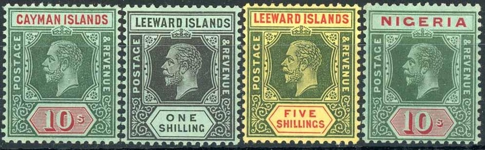 THE SMALL SELECTION OF KGV ISSUES WITH WHITE BACKS: A small ...