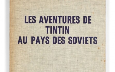TINTIN N°1 Les Aventures de Tintin au pays des Soviets