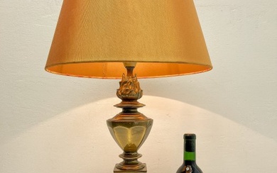 Table lamp - Impressive old brass table lamp