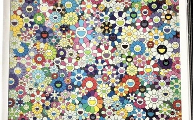 Takashi Murakami, After, Print of Smiley Flowers