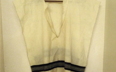 Tallit Kattan Worn by the Admo"r of Ribnitz over a Lengthy Period
