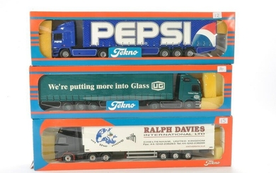 Tekno 1/50 model Truck issue comprising No. 05/1998 The British Collection ERF in the livery of
