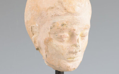 Terracotta Head with serene expression