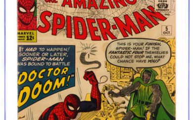 The Amazing Spider-Man #5 (Marvel, 1963) CGC FN+ 6.5...
