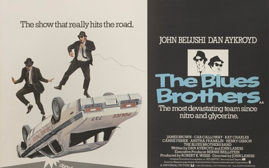 The Blues Brothers (1980), poster, British