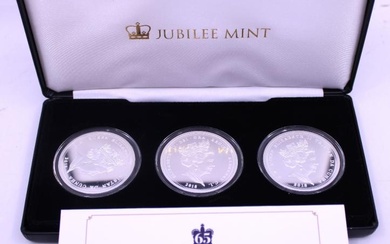 The Queen's Coronation Jubilee £5 Coin Collection. Boxed with Certificate...