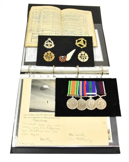 A Second World War Army/RAF Long Service Group of Four Medals