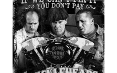 Three Stooges Knucklehead Garage Sign