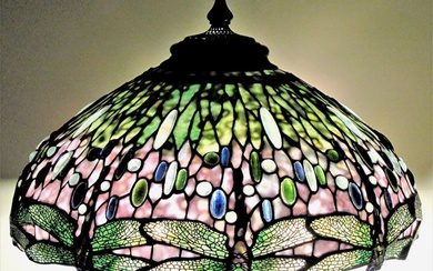 Tiffany Studios - Table lamp - Glass, bronze