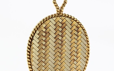 Tiffany & Co.- 14 kt. White gold, Yellow gold - Pendant, Mirror