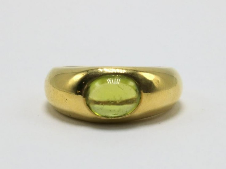 Tiffany & Co. 18Kt Yellow Gold Peridot Ring