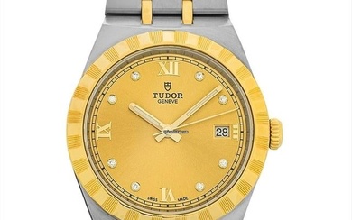 Tudor Royal 28503-0005 - Tudor Royal Automatic Champagne Dial Stainless Steel Unisex Watch