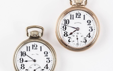 Two Illinois Watch Co. "Bunn Special" Open-face Watches