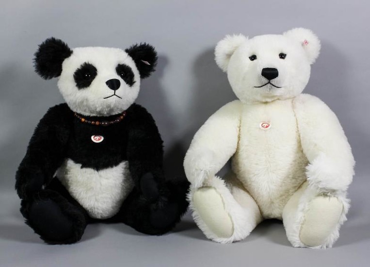 Two Limited Edition Steiff Teddy Bears - "Panda Ted",...
