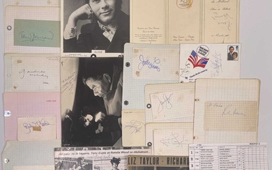 US FILM STARS OF THE 20TH C - AUTOGRAPH COLLECTION.