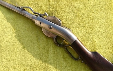USA - 19th Century - Mid to Late - P.W. Porter - P. W. Porter Second Model Revolving Turret Rifle - Porter Turret Rifle - Percussion - Rifle - 14mm