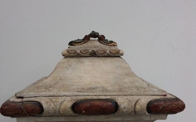 Urn, Relic holder (1) - Wood - First half 18th century