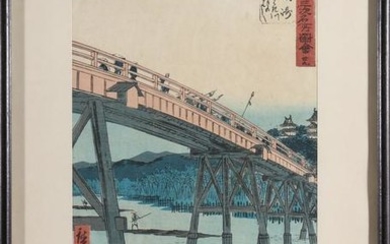 Utagawa Hiroshige Japanese Woodblock Print, 1855