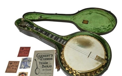 Vega Inlaid Banjo in Original Case.