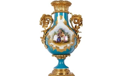 Very fine vase, Sevres, Paris, mid 19th century