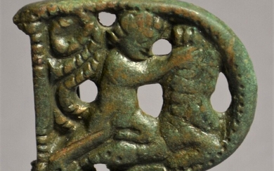 Victoire Tauroktona Romaine, 1er siècle avant J.-C. - 1er siècle après J.-C. Bronze, L =...