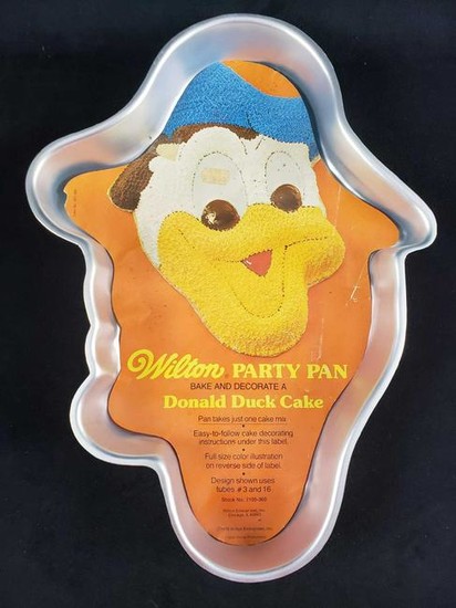 Vintage Wilton Party Pan Design and Decorate A Donald