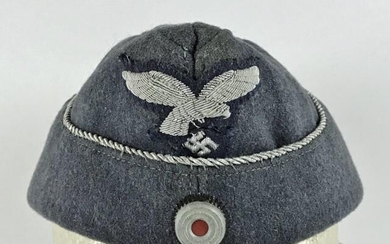 WW2 German Luftwaffe Officer Overseas Cap