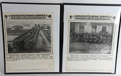 WWI ASSOCIATED NEWS SERVICE WINDOW BULLETINS (2)