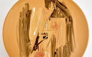 Wifredo Lam UNTITLED (ALBISOLA MARE) Glazed ceramic