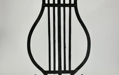Wrought Iron Music Store Sign