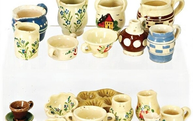 mixed lot ceramic, for a small kitchen, c. 15 pieces